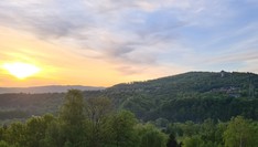 Wschód słońca w Bieszczadach