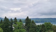 Panorama bieszczadzka wraz z Jeziorem Solińskim 